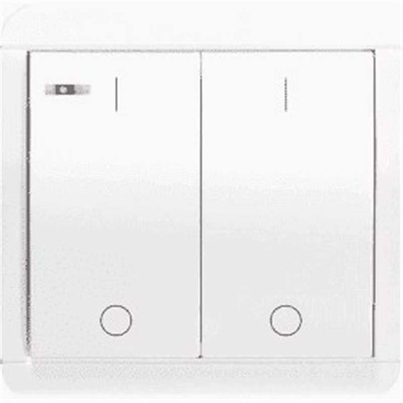 RSW wireless wall switch 2 channel Sygonix