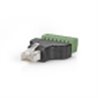 RJ45 Male to Terminal Connector