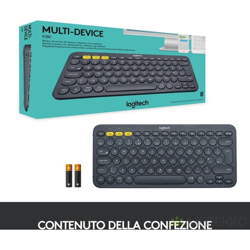 Bluetooth Keyboard Logitech Multi-Device K390