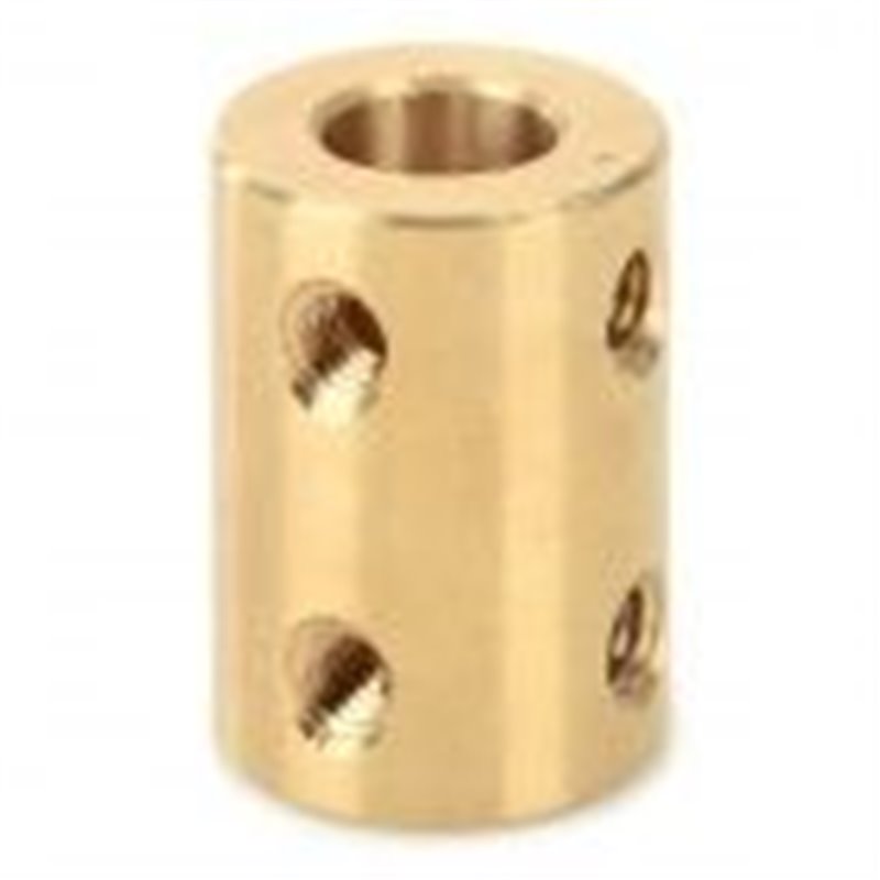 6mm shaft to 8mm shaft Coupler Brass