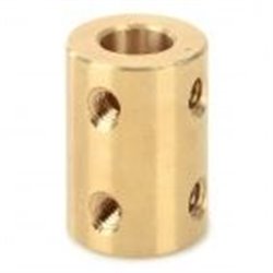 6mm shaft to 8mm shaft Coupler Brass