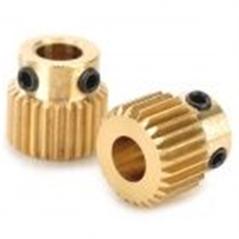 3D Printer 26 tooth Gear - Brass for 5mm shaft