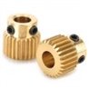 Hexagonal with M4 + coupler to 4mm shaft