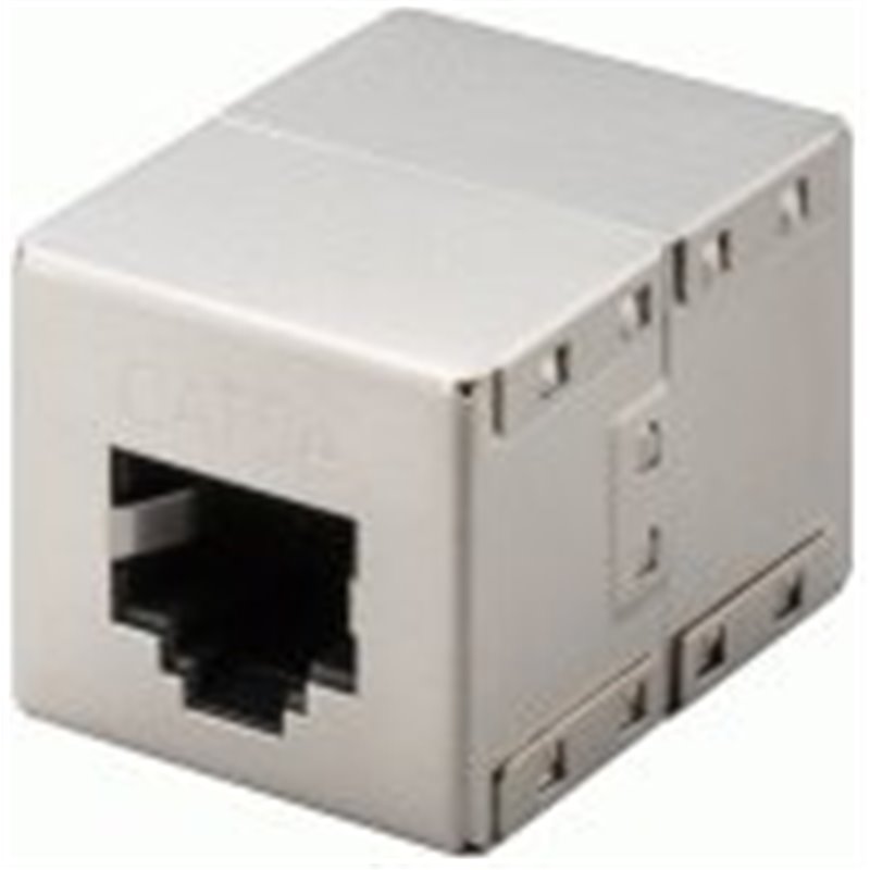 Modular couplers CAT5 RJ45 -  female  female 1: 1 shielded