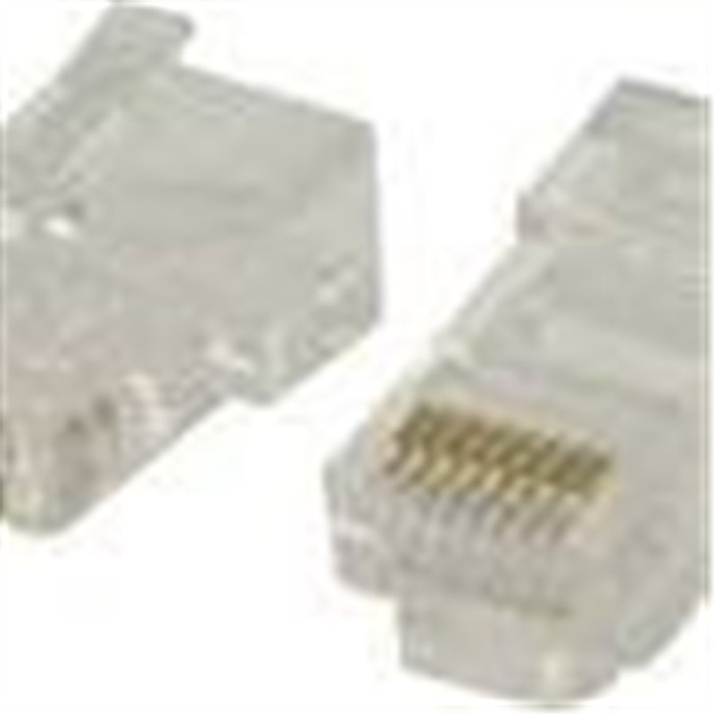 RJ45 UTP easy-use connector 10 pieces for stranded cable