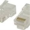 RJ45 UTP easy-use connector 10 pieces for stranded cable