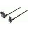 POWER CORD 8 MODEL BLACK 2.0Mtr ANGLED / 90 DEGREES ANGLED