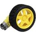 Car Model TT Motor Encoder with Wheel Assembly