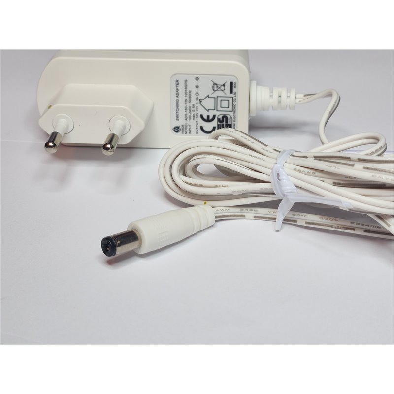 AC/DC Adapter, input 100-240VAC output 12V- 1.5 ADC