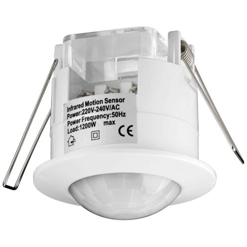 Flush-mounted Ceiling PIR Motion Sensor