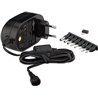 Switching power supply GS2250 Universal 3/4.5/5/6/7.5/9/12 V DC 2250MA with 8 adapter plugs