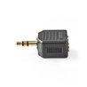 Stereo - Audio Adapter 3.5mm male/2x RCA female/ gold plated