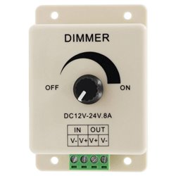 LED ROTARY DIMMER FOR LED STRIPS 12V/24V SURFACE MOUNTED