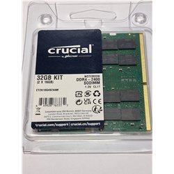 32GB kit Crucial DDR4-2400 SODIM