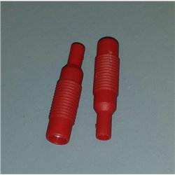 MZK 14 red Hirschmann - Adaptor 1mm female to 4mm female