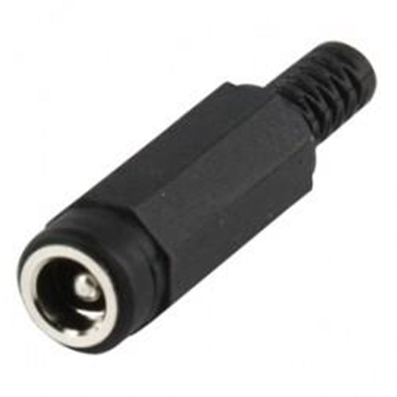 DC Power plug male 2.35/5.5 - NEKJ25 + Flex