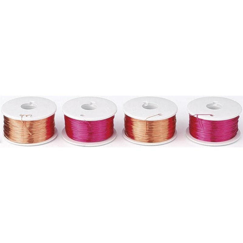 Set soldering wire 1 piece- 4 different colours (Wire emits toxic vapour when soldered, ventilate area well)