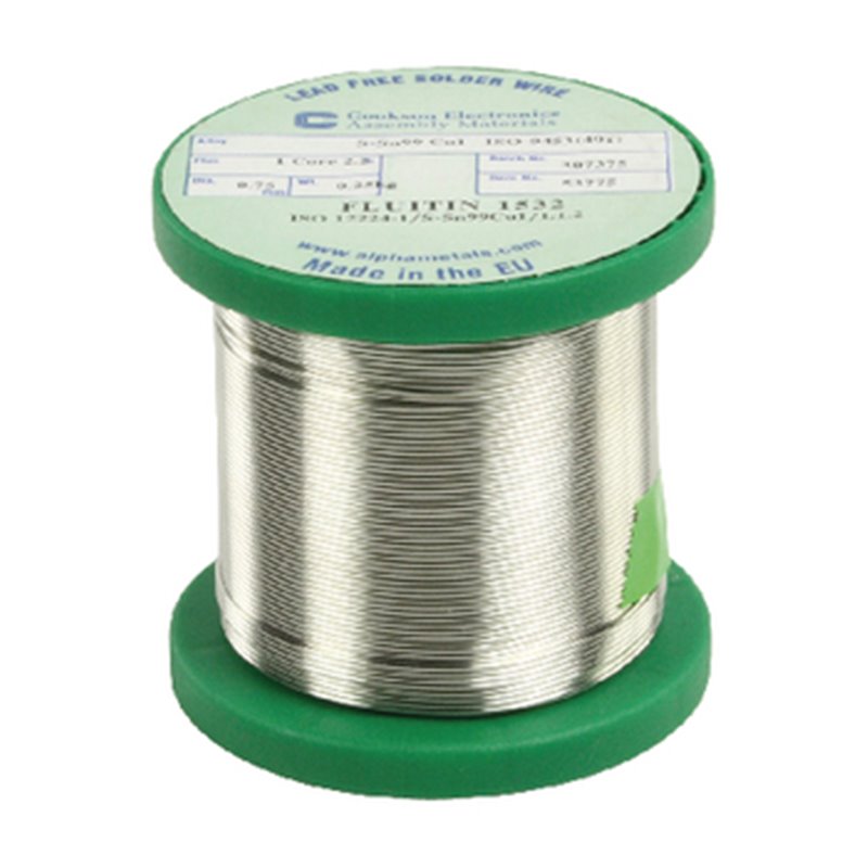 Solder wire lead free 0,75mm - 100gr